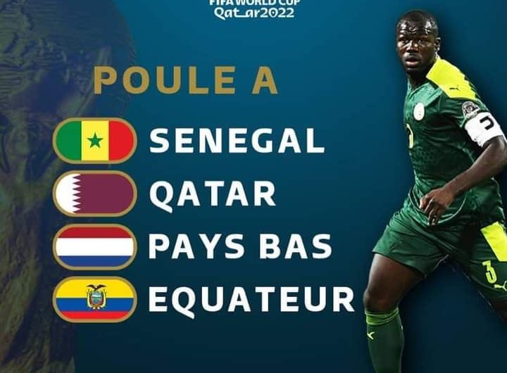 Urgent – Coupe du Monde 2022 : Le Sénégal loge dans le groupe A