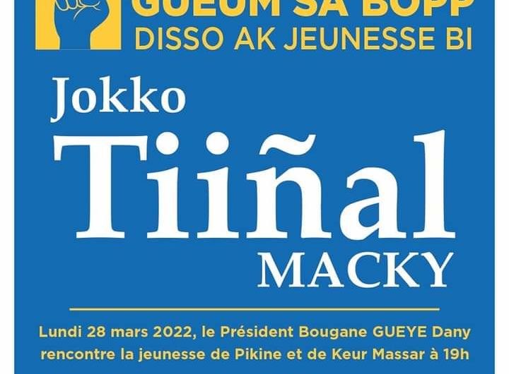 Rencontre avec la jeunesseBougane et Macky : le duel se prolonge à 16h..