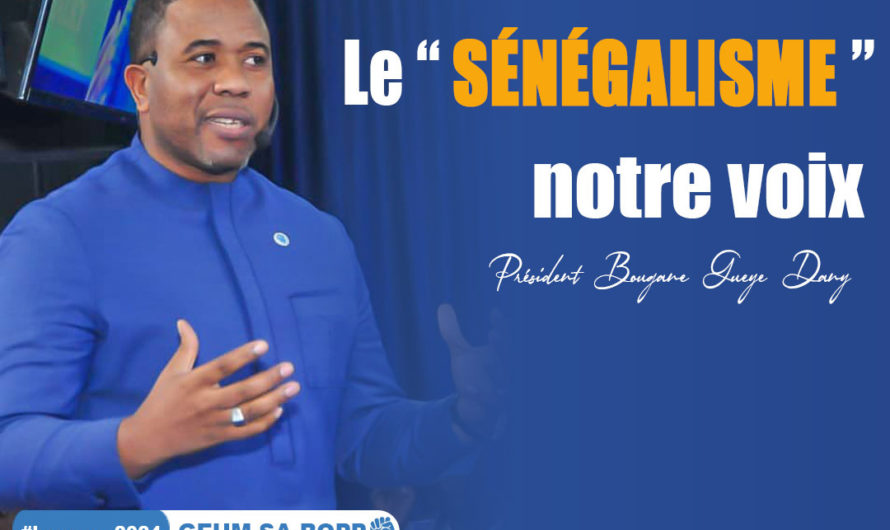 ( VIDEO) – Pour un nouveau changement: Bougane déroule le   » SENEGALISME « 