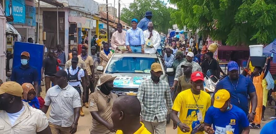 Vidéo -Législatives 2022 :Gossas Adopte Le NTM. Le Président Bougane Guéye Était Hier À Colobane,  Ndienné Lagune Et Mbar